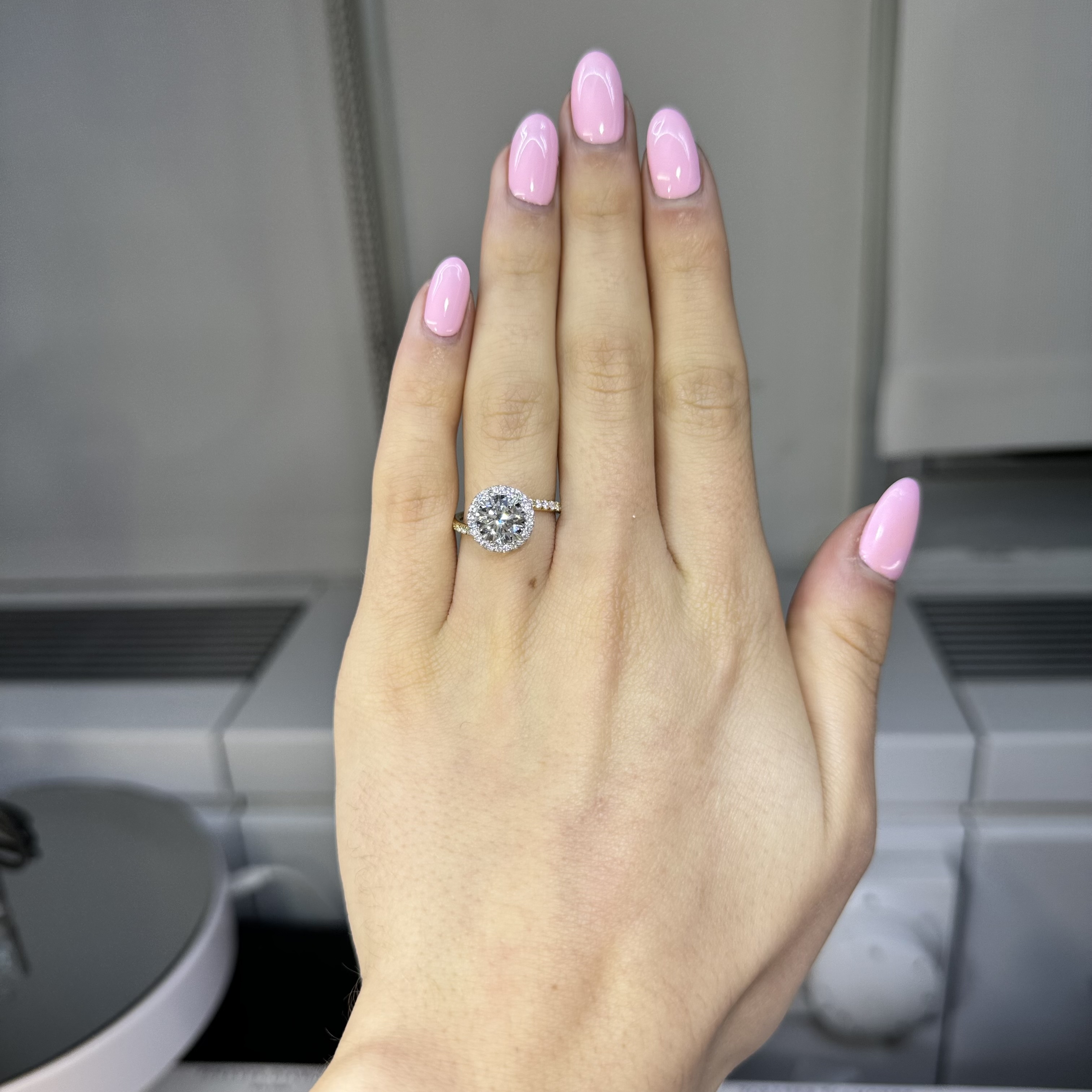 1.92ct GIA D VS1 Round "Lilah" Engagement Ring Forever Diamonds New York, NY