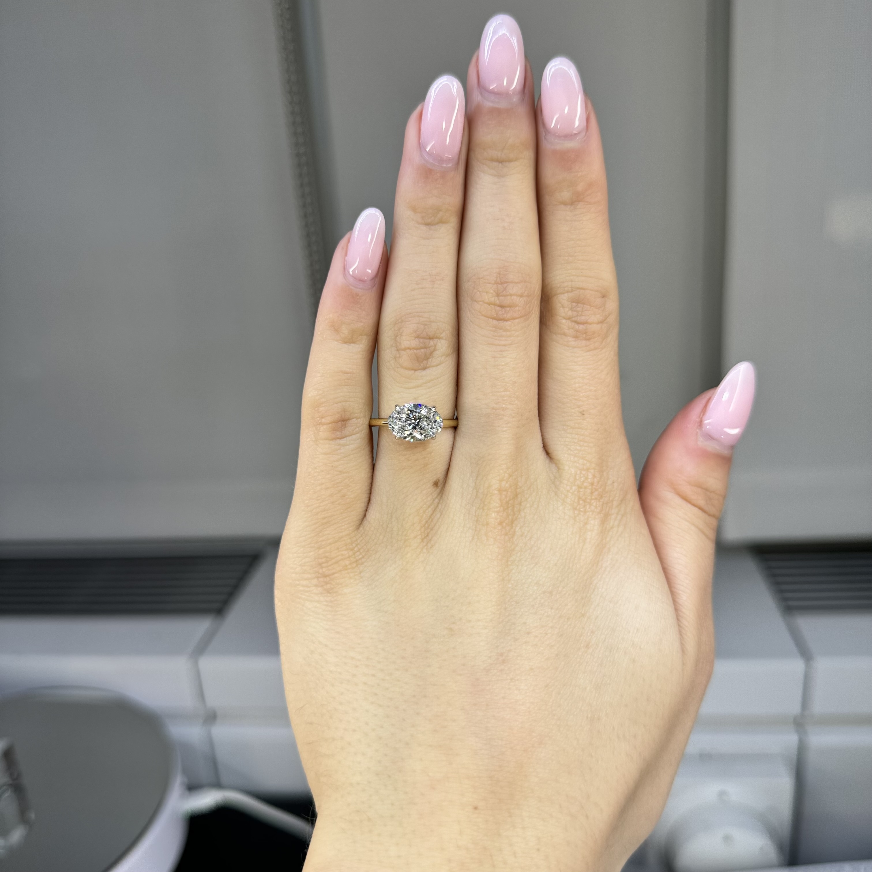 GIA 2.45ct G VS2 Oval "Milana" Engagement Ring Image 4 Forever Diamonds New York, NY