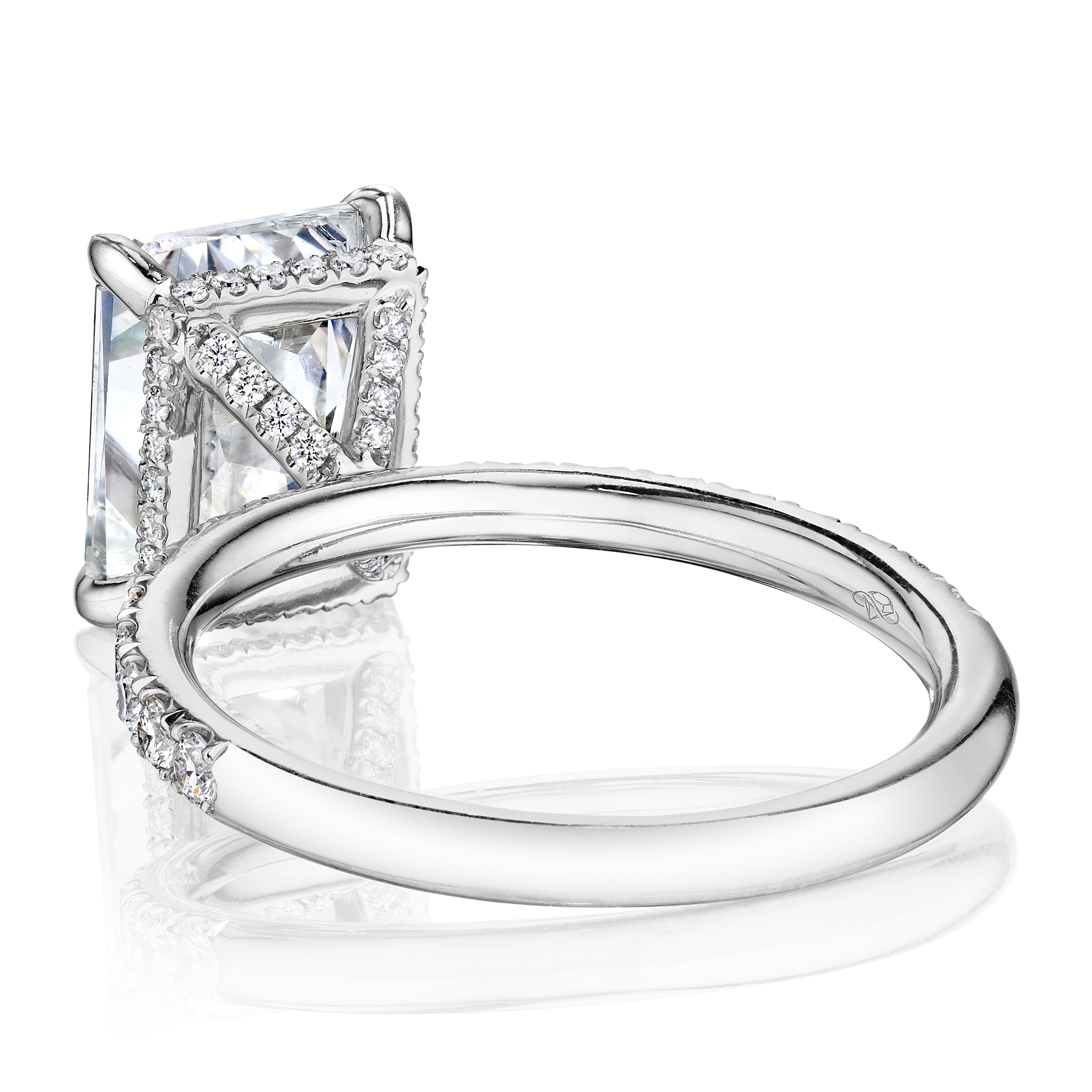 2.50ct G VS2 Radiant "Madison" Engagement Ring Image 2 Forever Diamonds New York, NY