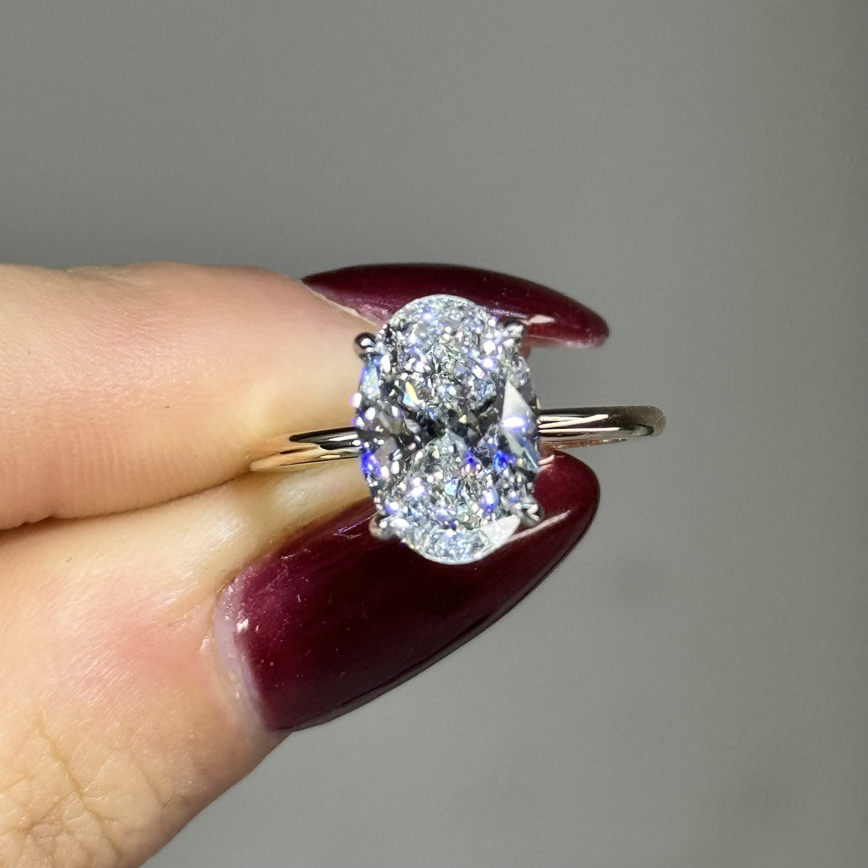 GIA 3.01ct D VVS2 Oval "Chloe" Engagement Ring Image 3 Forever Diamonds New York, NY