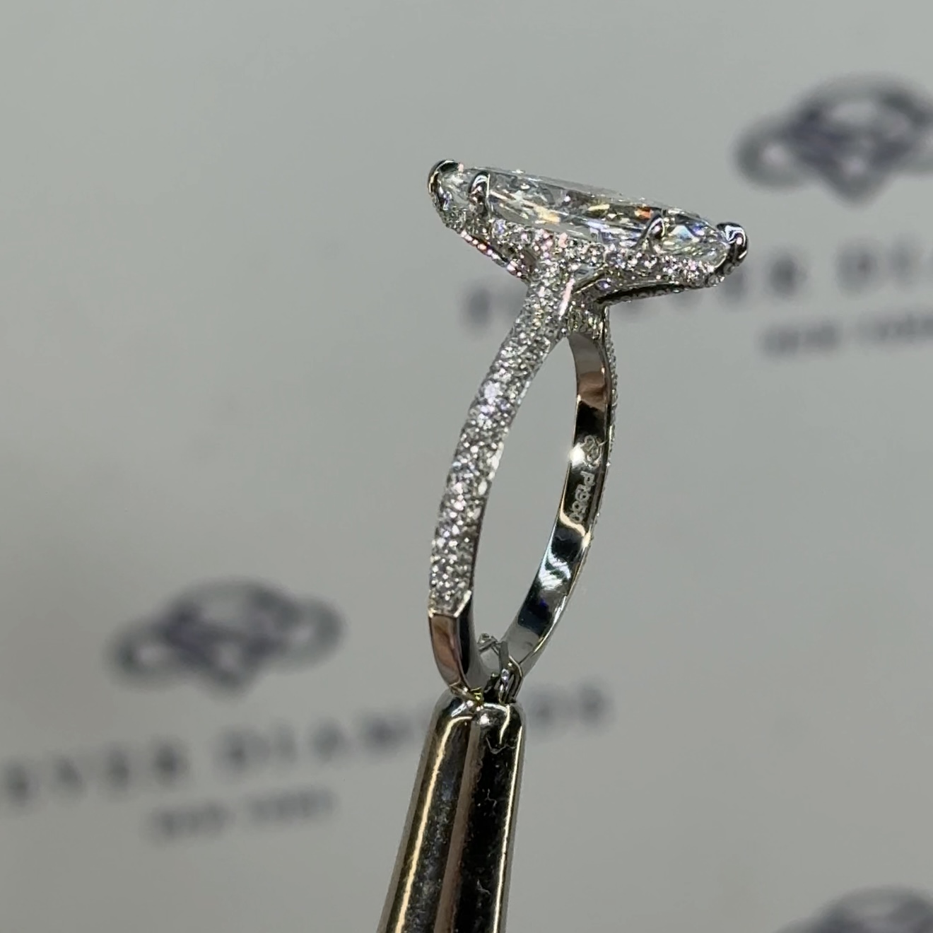 2.77ct E VS2 Lab Grown Marquise "Alexandria" Engagement Ring Forever Diamonds New York, NY