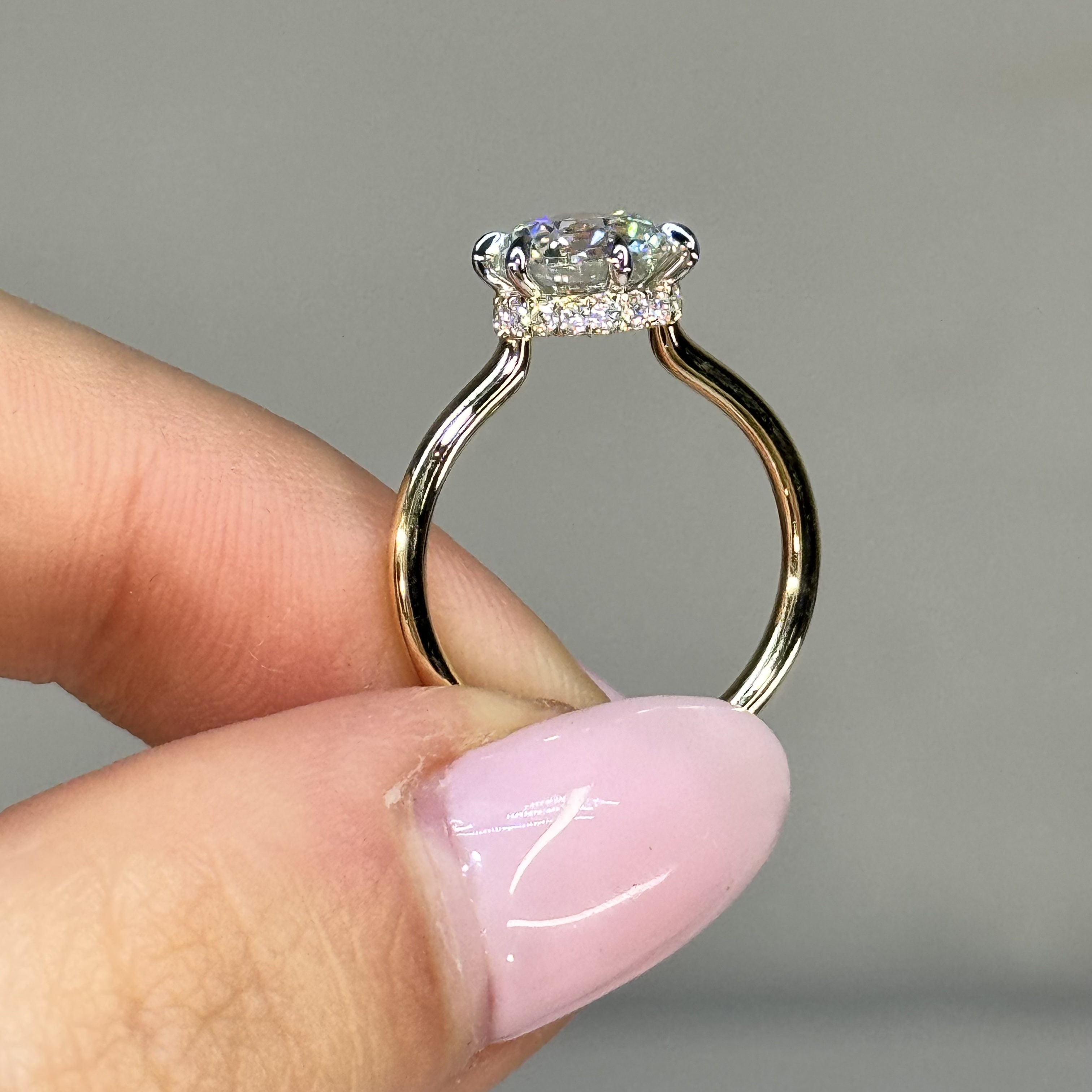 2.01ct G SI1 Round "Sasha" Engagement Ring Image 3 Forever Diamonds New York, NY