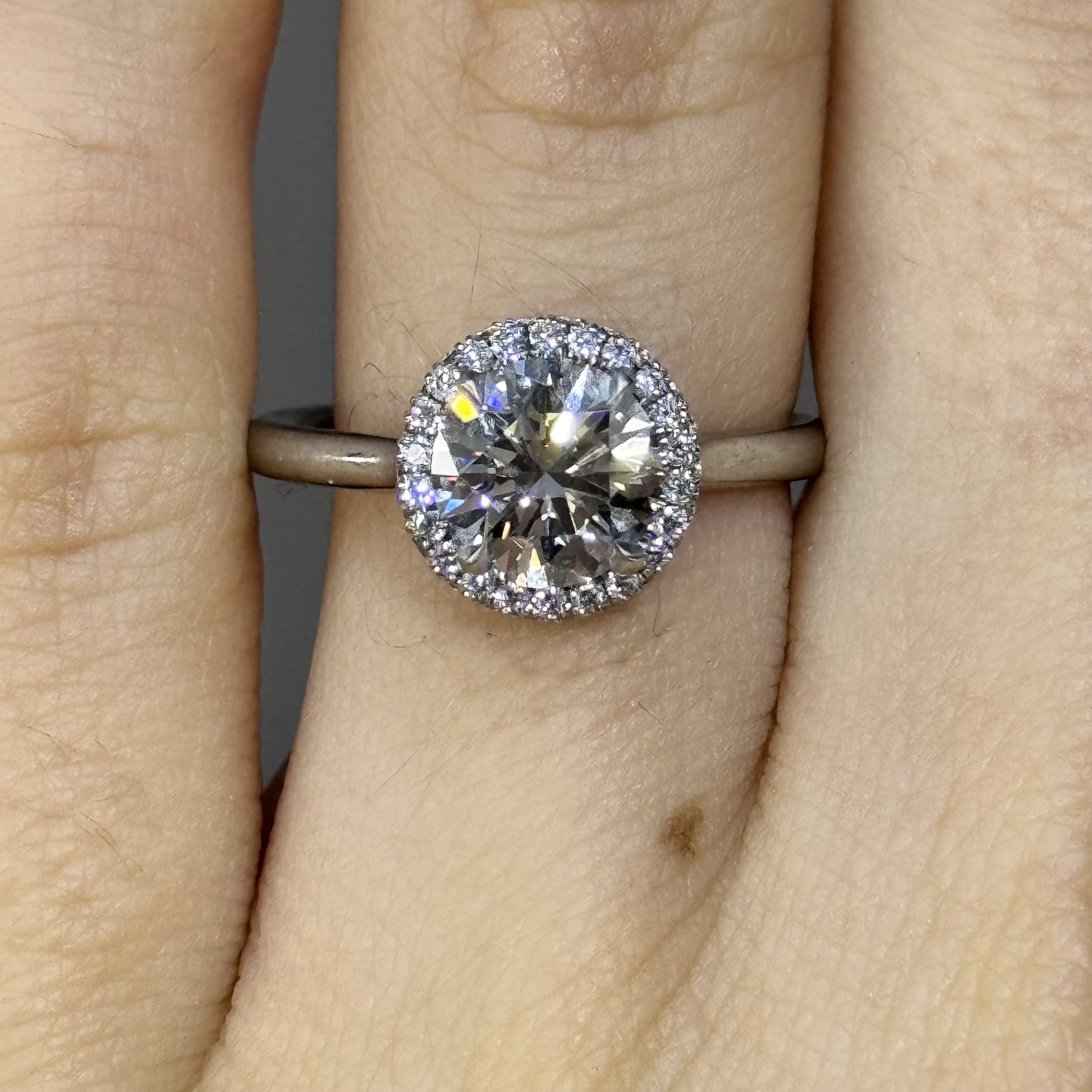 1.54 GIA E VS2 Round "Ava" Engagement Ring Image 2 Forever Diamonds New York, NY