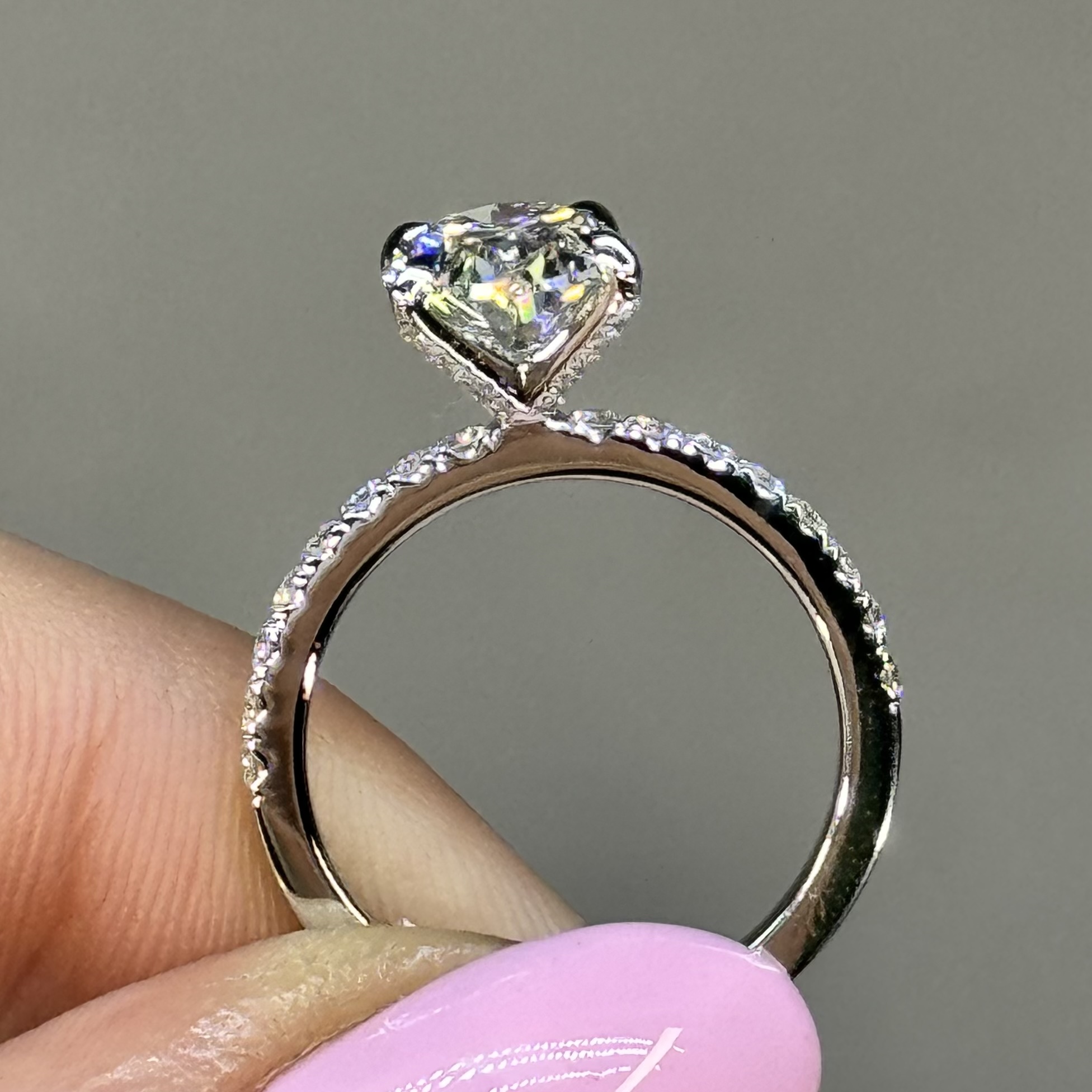 2.01ct H SI1 "Maya" Engagement Ring Image 4 Forever Diamonds New York, NY