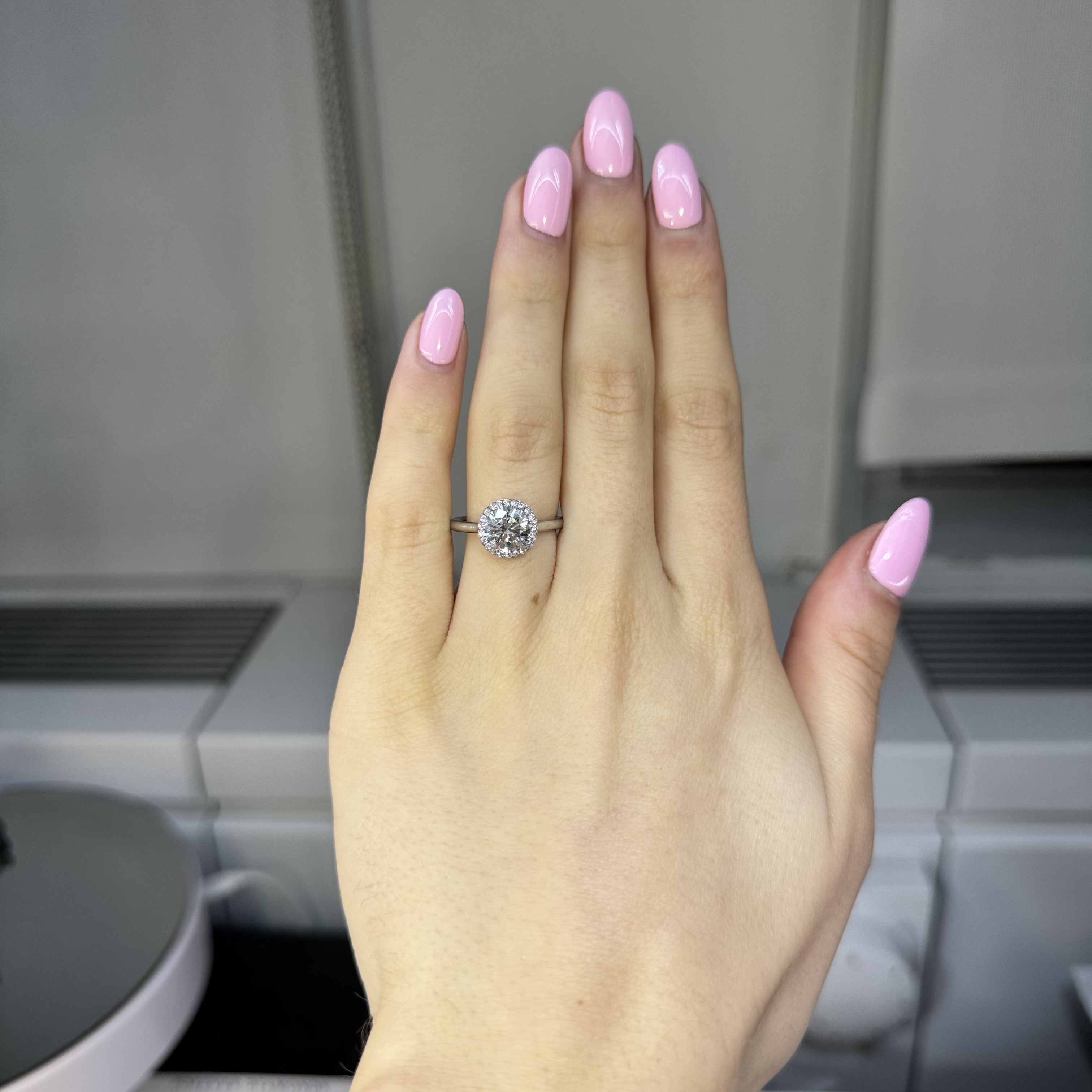 1.54 GIA E VS2 Round "Ava" Engagement Ring Forever Diamonds New York, NY