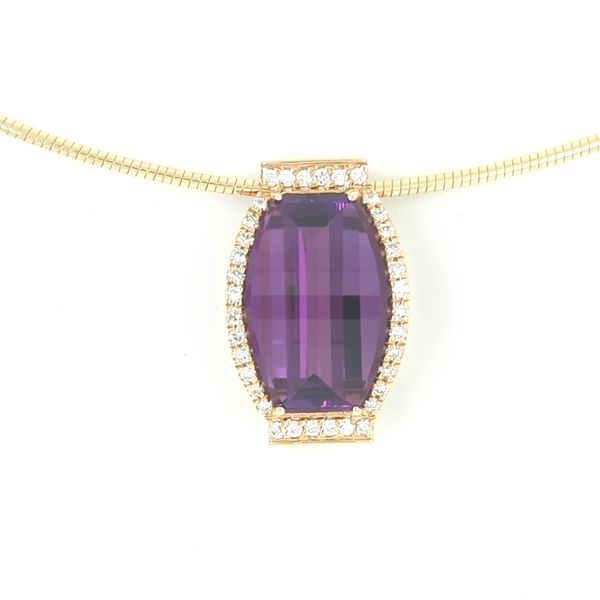 One-of-a-Kind 14K Amethyst Pendant Futer Bros Jewelers York, PA