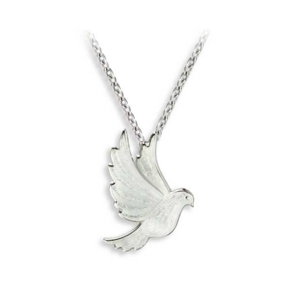 Dove-Sterling Silver Pendant - Cremation Services of Lancaster