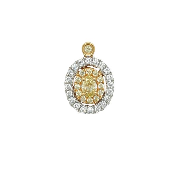 18K Yellow Diamond Pendant Futer Bros Jewelers York, PA