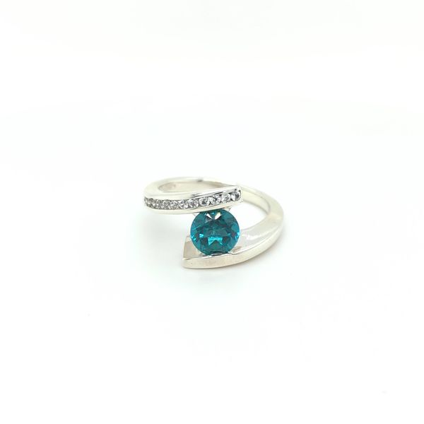 Sterling Silver Caribbean Blue Quartz Ring Futer Bros Jewelers York, PA