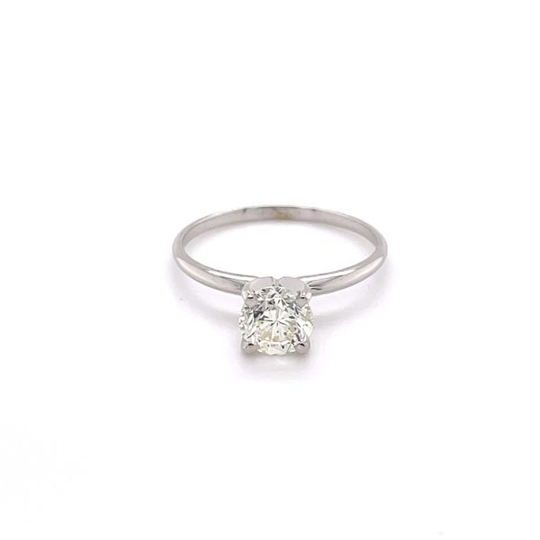 14k White Solitaire Engagement Ring  James Gattas Jewelers Memphis, TN