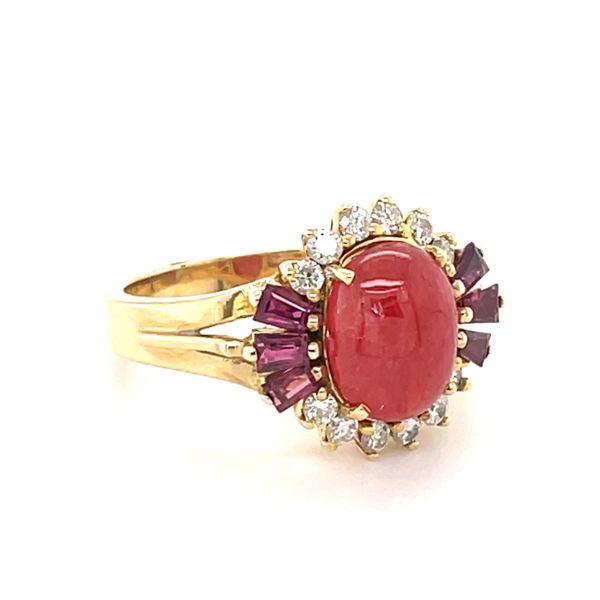 14kt Yellow Gold Ruby & Diamond Ring  James Gattas Jewelers Memphis, TN