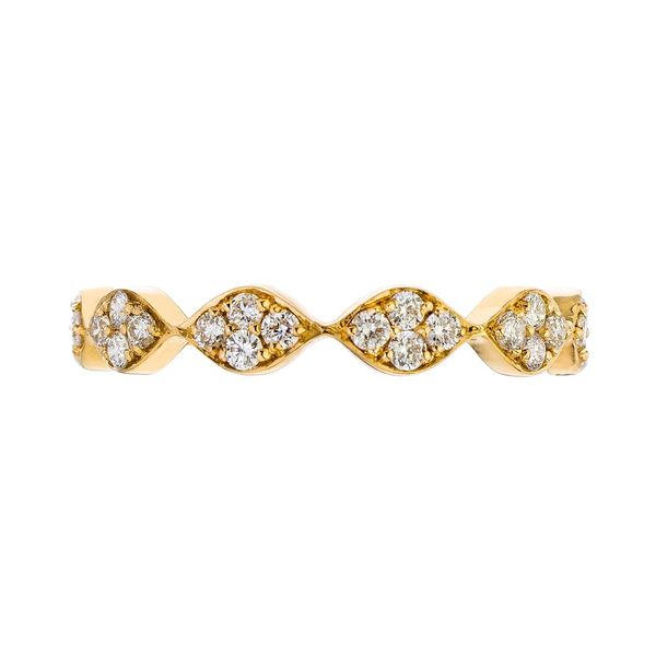 The Darcy with White Diamonds in Yellow Gold Grogan Jewelers Florence, AL