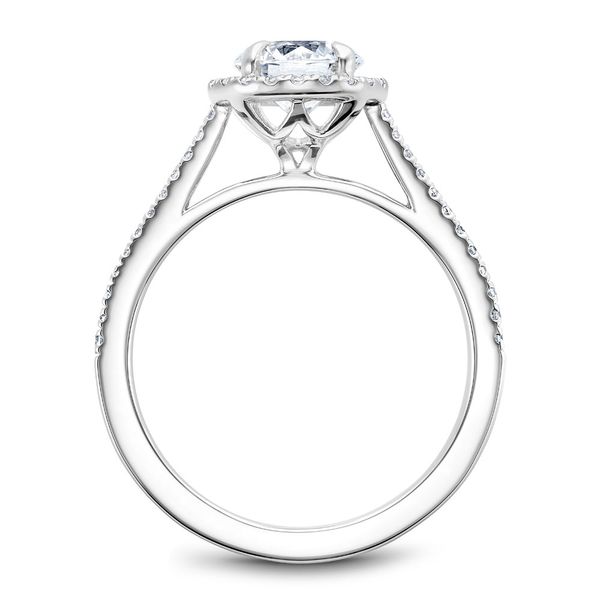 A Noam Carver Engagement Ring in Platinum 950 with 44 Round Diamonds Image 3 Grogan Jewelers Florence, AL