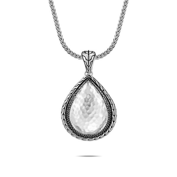 Black Sapphire Dangle Necklace | Princess Jewelry Shop