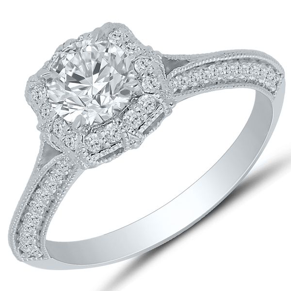 Diamond Semi Mount Engagement Ring Grogan Jewelers Florence, AL