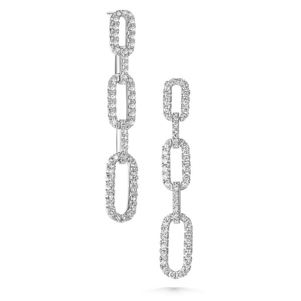 Diamond Paperclip Earrings  Heritage Fine Jewelers Rochester, NY