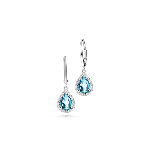 Blue Topaz Dangle Earrings  Heritage Fine Jewelers Rochester, NY