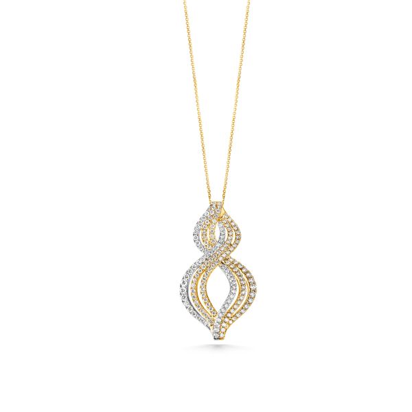 Diamond Swirl Necklace  Heritage Fine Jewelers Rochester, NY