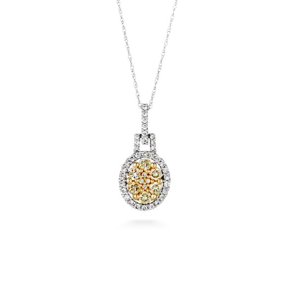 Diamond Cluster Necklace  Heritage Fine Jewelers Rochester, NY