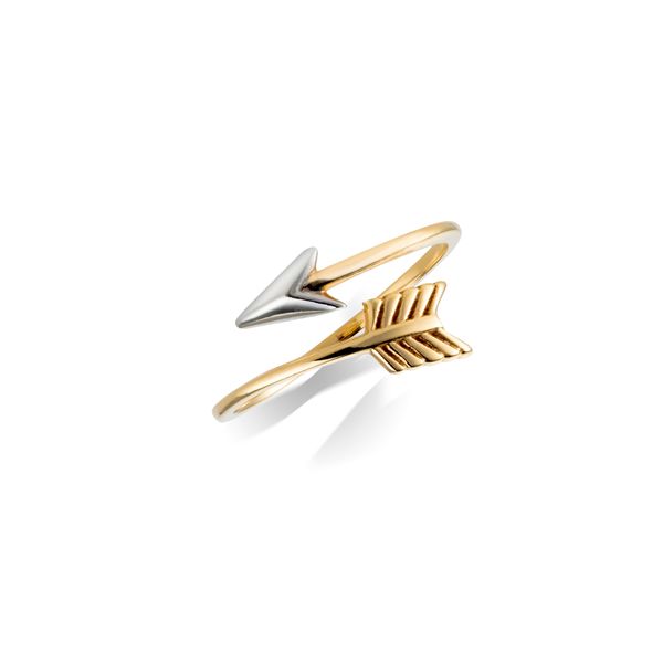 Offset Two Tone Arrow Ring  Heritage Fine Jewelers Rochester, NY