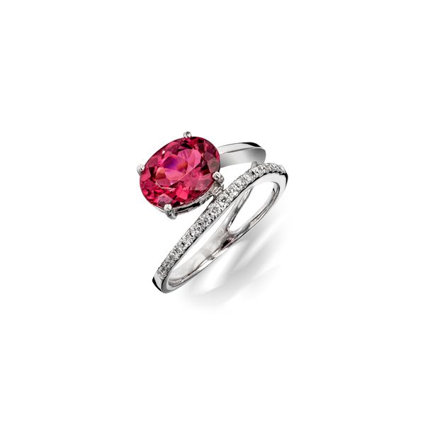 Pink Tourmaline and Diamond Fashion Ring  Heritage Fine Jewelers Rochester, NY
