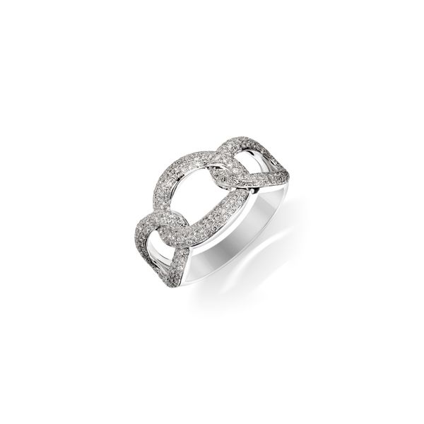 Chain Link Design Diamond Ring  Heritage Fine Jewelers Rochester, NY
