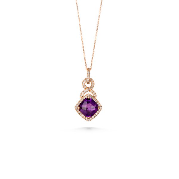 Amethyst and Diamond Necklace  Heritage Fine Jewelers Rochester, NY