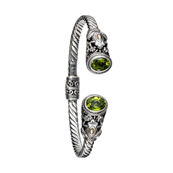Sterling Silver Peridot Cuff  Heritage Fine Jewelers Rochester, NY
