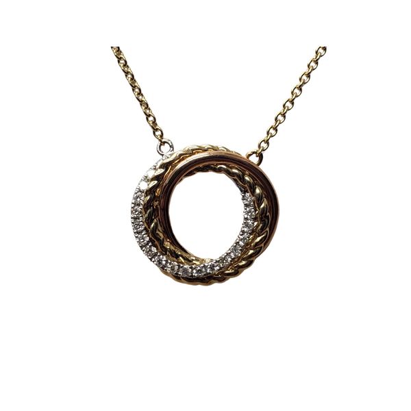 Diamond Circle Necklace similar item image