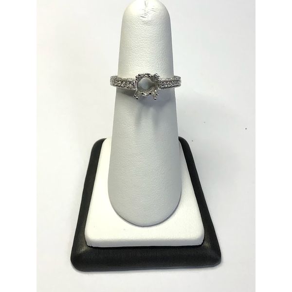 14kt WG Vintage Diamond Semi Mount Jerald Jewelers Latrobe, PA
