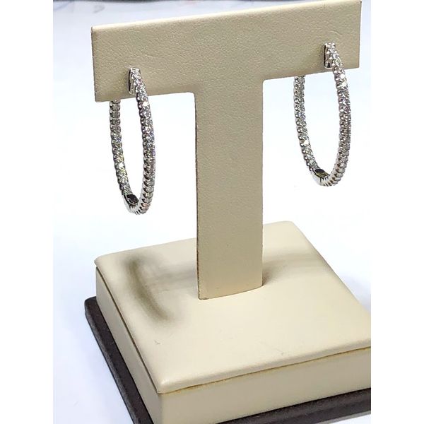 Diamond Hoop Earrings Jerald Jewelers Latrobe, PA