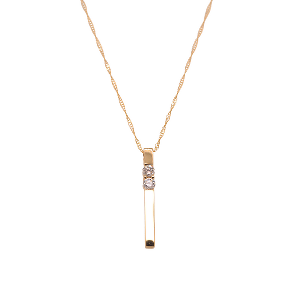 Gold Bar Necklace Portsches Fine Jewelry Boise, ID