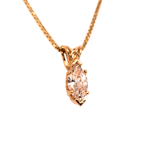 Marquise Diamond Pendant Image 2 Portsches Fine Jewelry Boise, ID