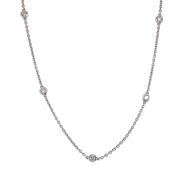Diamond Bezel Necklace Portsches Fine Jewelry Boise, ID