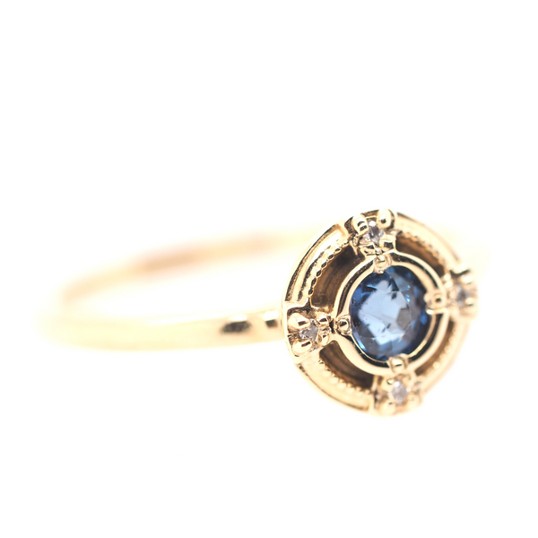 Gold Sapphire Stack Ring Image 2 Portsches Fine Jewelry Boise, ID