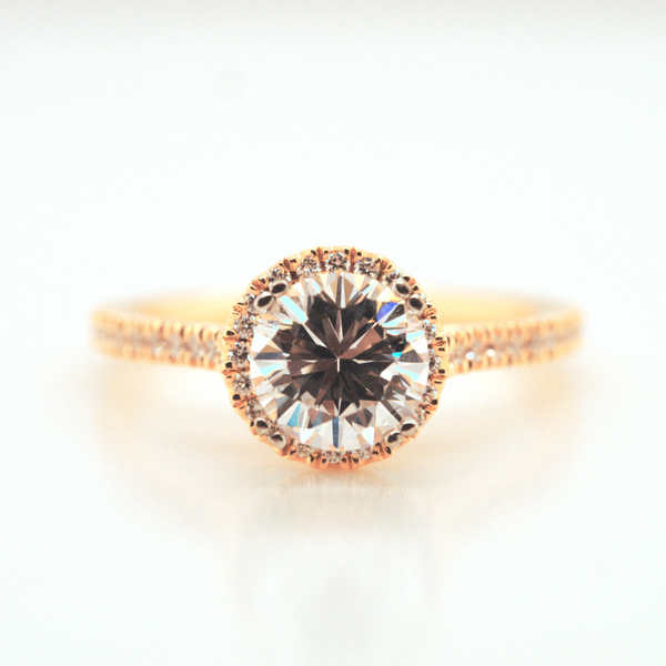 Rose Gold Semi-Mount Ring Portsches Fine Jewelry Boise, ID