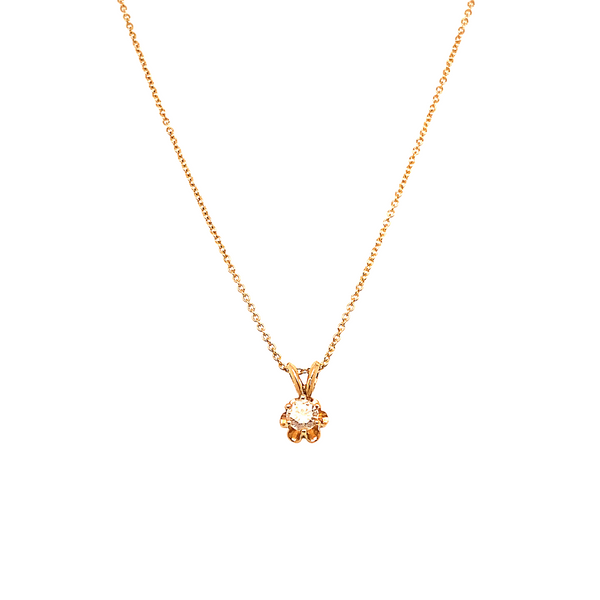 Diamond Buttercup Necklace Portsches Fine Jewelry Boise, ID