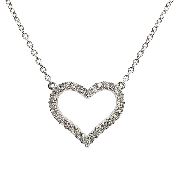 Diamond Heart Pendant Image 2 Portsches Fine Jewelry Boise, ID