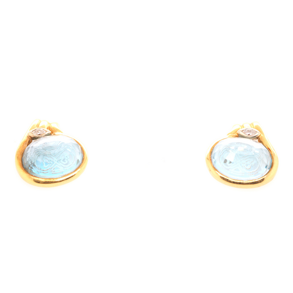 Antique Aquamarine Earring and Ring Set Portsches Fine Jewelry Boise, ID