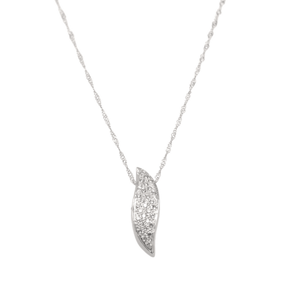 White Gold Pave Necklace Portsches Fine Jewelry Boise, ID