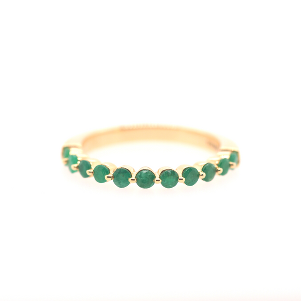 Yellow Gold Emerald Band Portsches Fine Jewelry Boise, ID