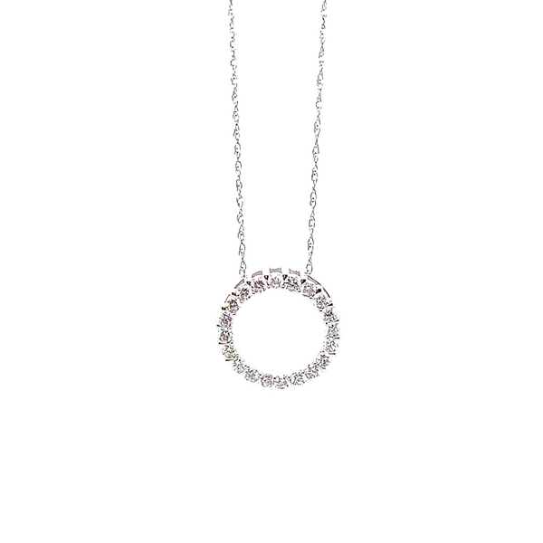 Diamond Circle Necklace Portsches Fine Jewelry Boise, ID