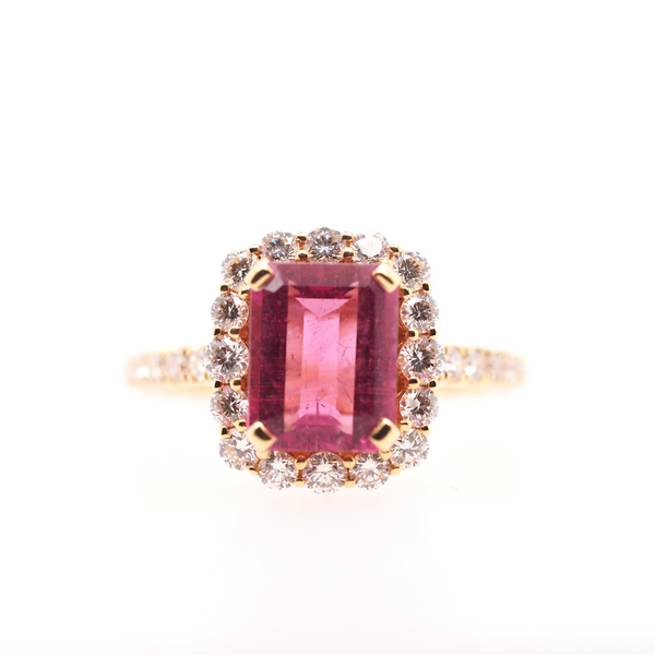 Pink Tourmaline Diamond Ring  Portsches Fine Jewelry Boise, ID