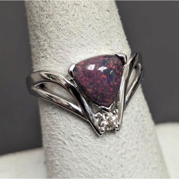 14kw Opal and Diamond Ring J. Morgan Ltd., Inc. Grand Haven, MI