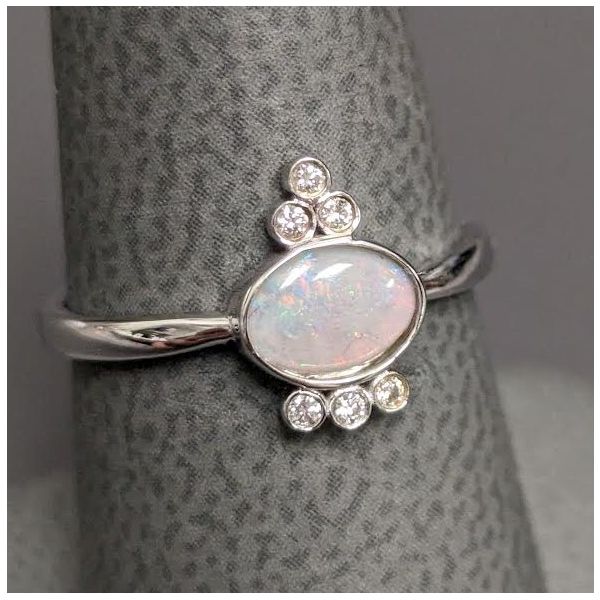 14kw Opal and Diamond Ring J. Morgan Ltd., Inc. Grand Haven, MI