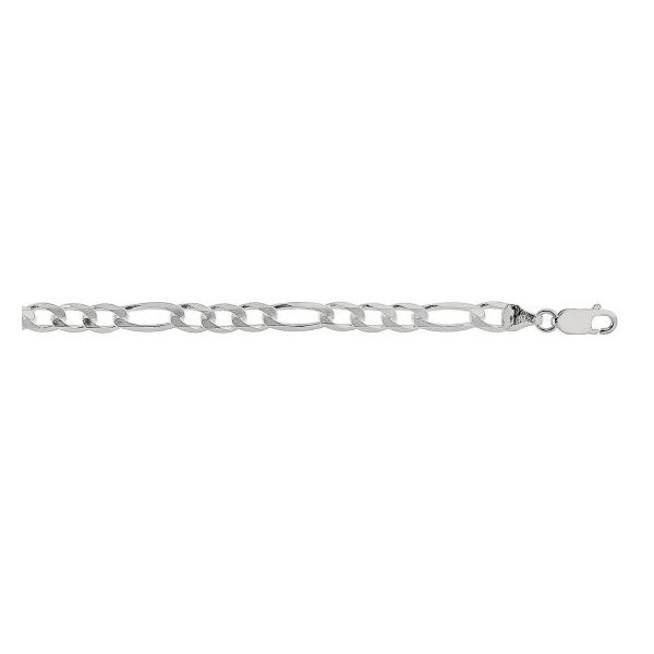 Figaro Solid Link Chain 24'' Johnnys Lakeshore Jewelers South Haven, MI