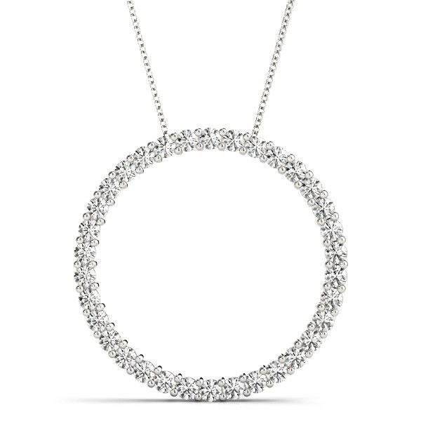Lab Grown Diamond Circle Pendant Johnnys Lakeshore Jewelers South Haven, MI