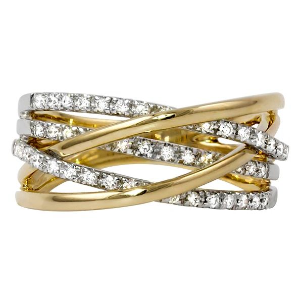 Two Tone Diamond Fashion Ring Johnnys Lakeshore Jewelers South Haven, MI