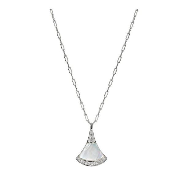 Silver Mother of Pearl Necklace Jones Jeweler Celina, OH