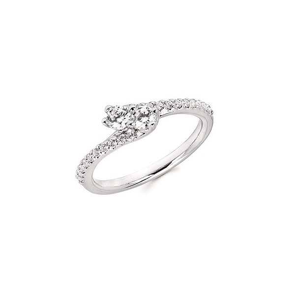 14KW Ladies Two-Stone Diamond Ring  Jones Jeweler Celina, OH